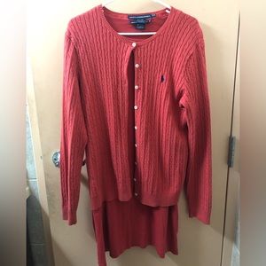 Ralph Lauren Sport Vtg T-Shirt Dress and Sweater